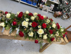 Casket sprays | Funeral Tributes | Rose coffin spray