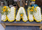 Funeral Tributes | Letter Tributes | Yellow & white Nan tribute