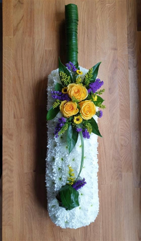 Funeral Tributes | Personal Tributes | Cricket bat tribute