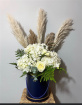 Hat box flowers | Navy Hat box