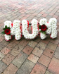 Funeral flowers | Letters | Letter tributes