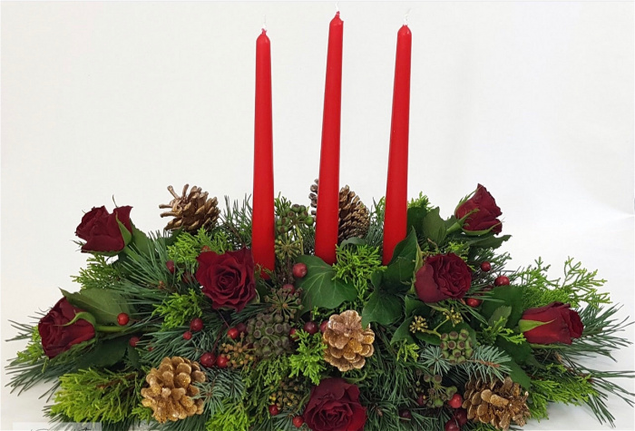 Arrangements | Christmas Collection | Pre order -Christmas Centrepiece