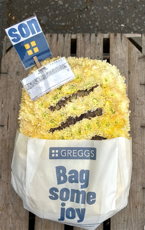 Bespoke Tributes | Greggs sausage roll