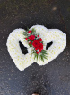 Funeral flowers | Hearts | Double Hearts