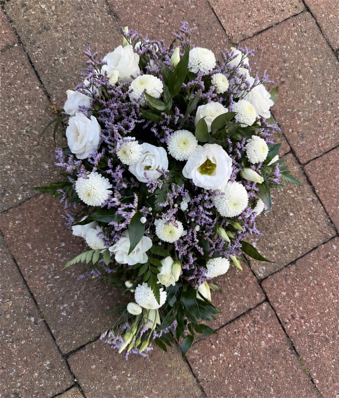 Funeral flowers | Teardrop arrangement