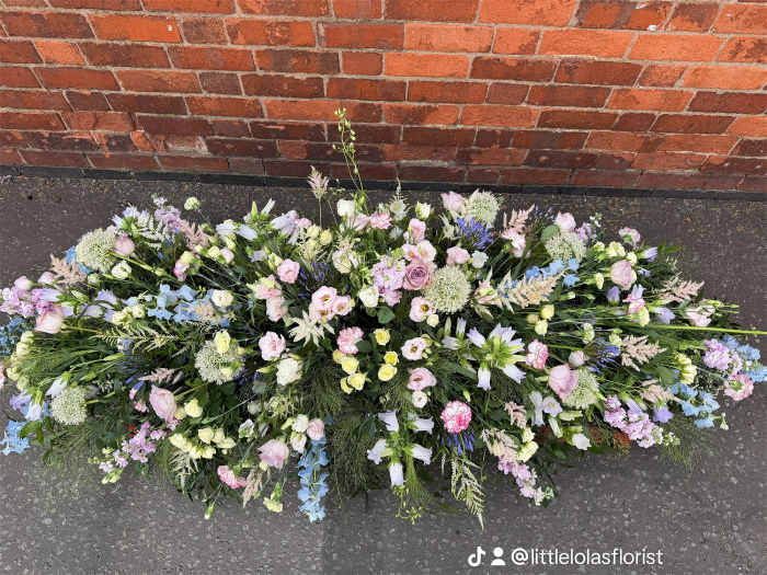 Casket Sprays | Funeral flowers | Cottage Garden Casket spray