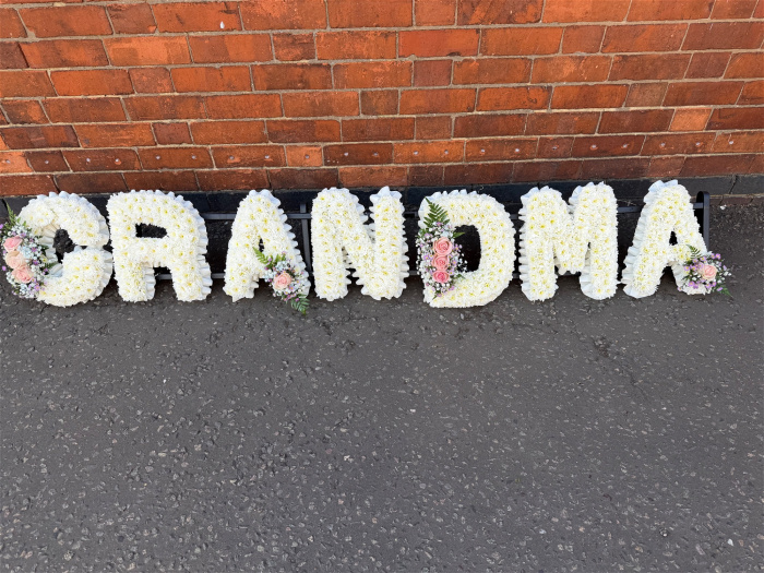 Funeral flowers | Letters | Grandma letters