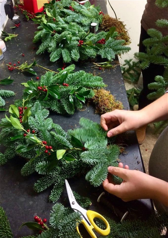 Arrangements | Christmas Time | Christmas Wreath Making