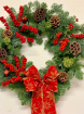 Arrangements | Gifts | Traditional Christmas Door Wreath