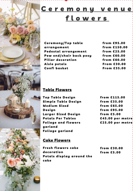 Sarah Hiley Florist | Warwick | Weddings