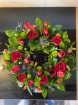 Funerals | Dark Pink, Lime and Blue Wreath