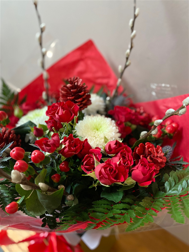 Christmas 2026 | Red festive bouquet