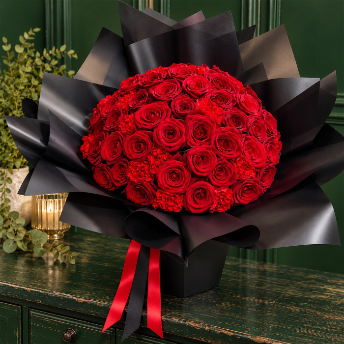The best of British collection  | THE BOUQUET OF LOVE- 100 ROSES