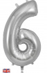 Balloons | Number balloons-silver