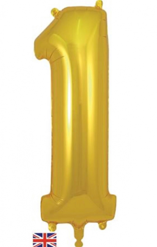 Balloons | Bouquets | Number balloons-Gold