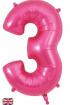 Balloons | Number balloons- Pink