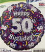 Balloons | Happy Birthday- 50th