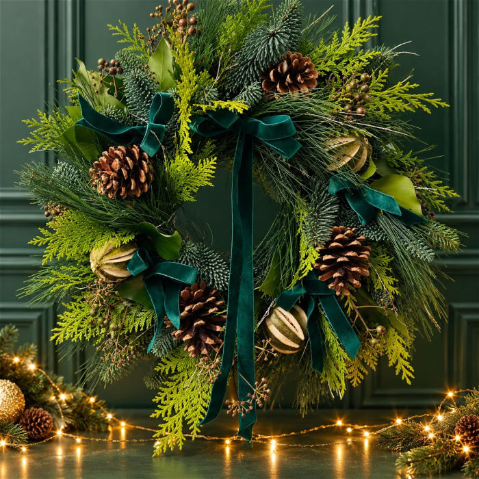 Christmas Collection | PRETTY BOW WREATH