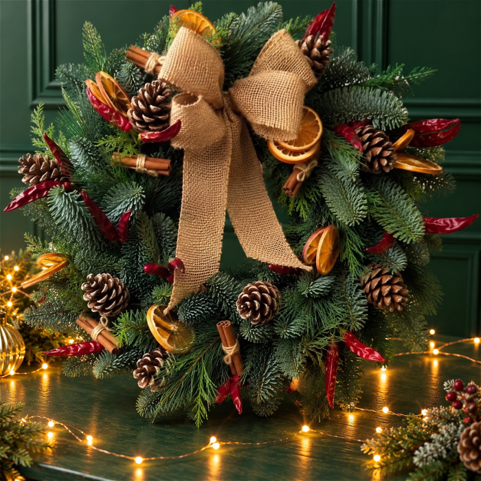 Christmas Collection | DRIED CHILLI WREATH