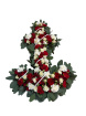 Funeral flowers  | ANCHOR WITH COLOUR OPTIONS