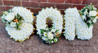 Traditional funeral tributes | Based letter tributes