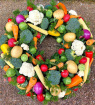 Traditional funeral tributes | Vegetable wreath