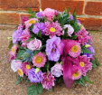 Traditional funeral tributes | Saucer posy - flowers