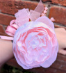 Prom corsages | Pink peony wrist corsage