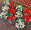 Christmas | Poinsettia cellophane posy