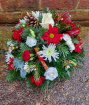 Christmas | Fresh flower saucer posy