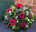 Christmas | Fresh flower saucer posy