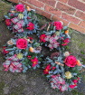 Christmas | Robin saucer posy