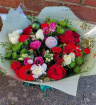 Christmas | Mixed  hand-tied festive bouquet