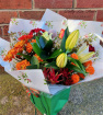 Christmas | Mixed  hand-tied festive bouquet