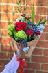 Christmas | Mini hand-tied festive bouquet