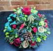 Christmas | Deluxe festive saucer posy