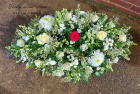 Traditional funeral tributes | 4ft casket spray