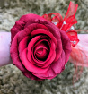 Prom corsages | Red rose wrist corsage