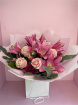 Bouquets | All Pink Lilly & Rose Bouquet