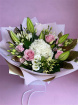 Bouquets | Pink, White & Gold Florist Choice Bouquet