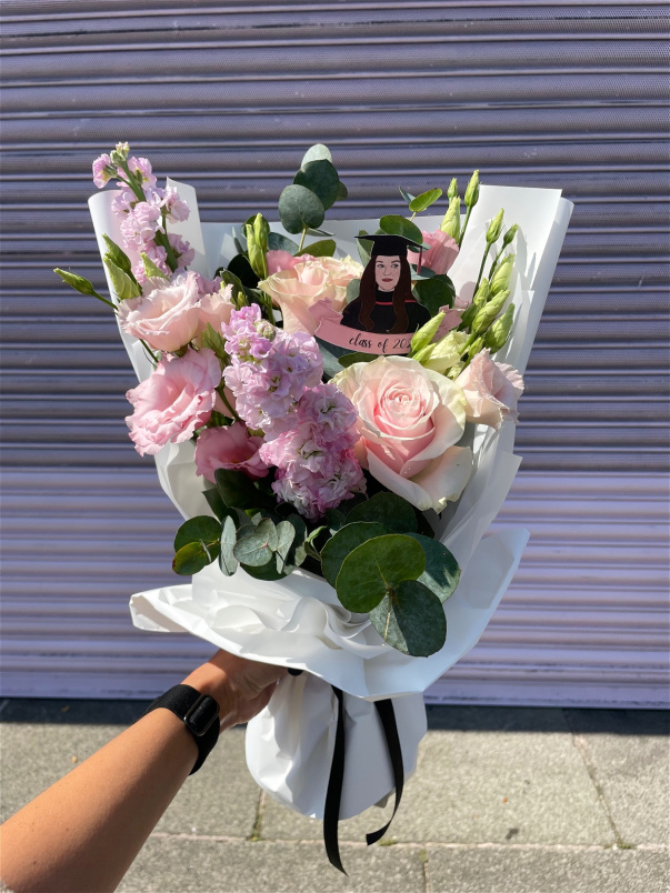 Graduation | Graduation Handheld Bouquet Pink