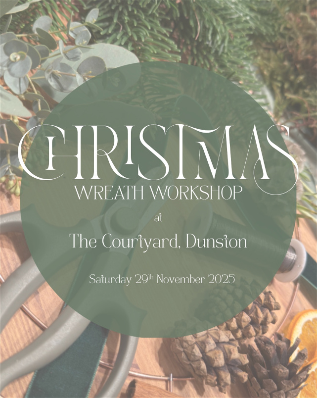 Christmas Wreath Workshops 2025 | Christmas Wreath Workshop at The Courtyard, Dunston