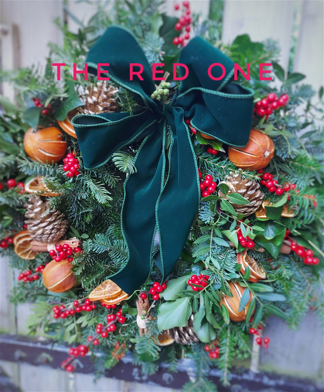 Pre-Order For Christmas 2024 | THE RED ONE - Christmas Door Wreath