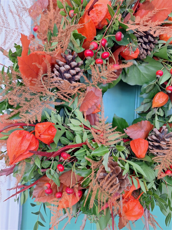 Autumn Bouquets & Door Wreaths St Albans | Floral City | Autumn Door Wreath
