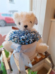 Flower Bouquets  | New Baby Gifts | New Baby Gyp Hatbox With Teddybear