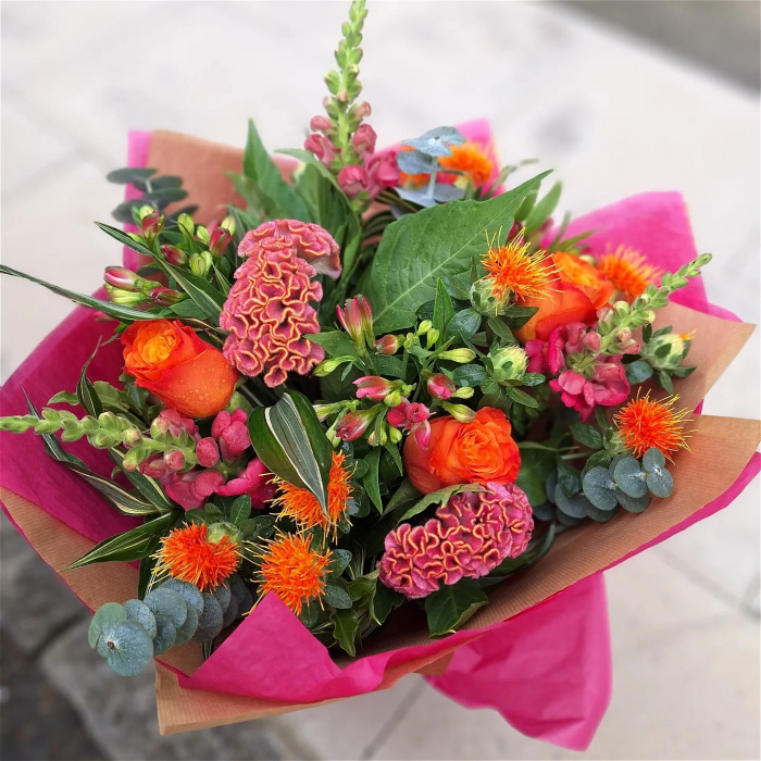 Flower Bouquets  | Indian summer bouquet in a box