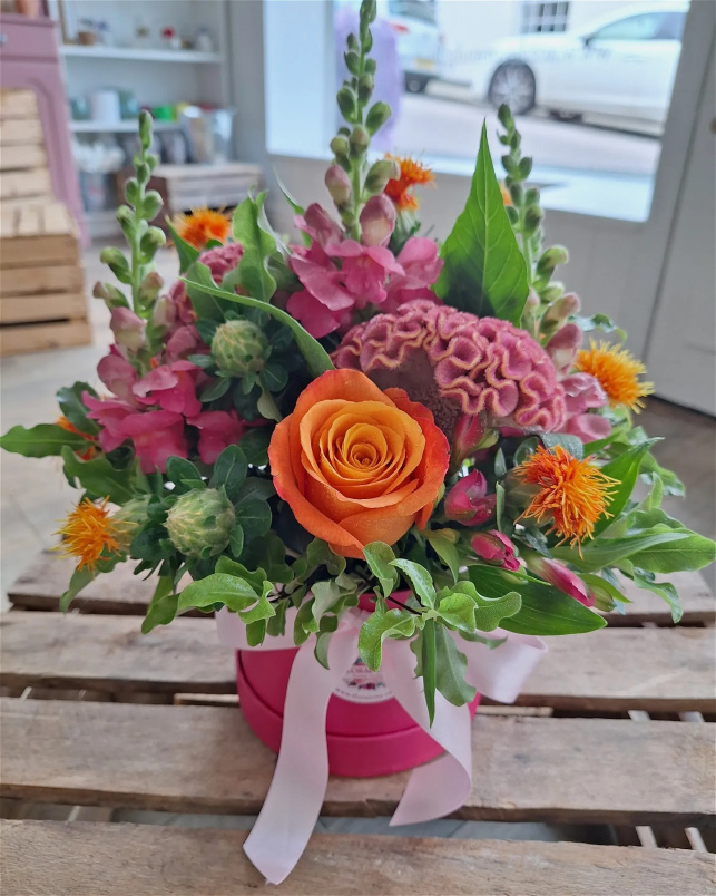 Flower Bouquets  | Indian summer hatbox
