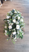 Funeral Tribute Hire | Elegant silk coffin spray for hire includes a refundable deposit