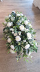 Funeral Tribute Hire | Elegant silk coffin spray for hire includes a refundable deposit
