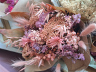 Dried Flowers | Pink with a hint of lilac Dried Bouquet